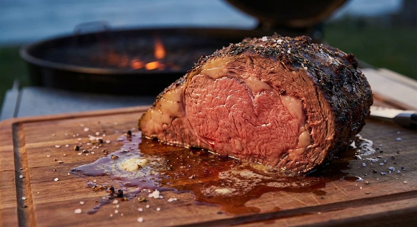The Prime Rib Recipe Perfected Over 10 Years (And Why a 3-Day Dry Brine Changes Everything) - BBQ illustration